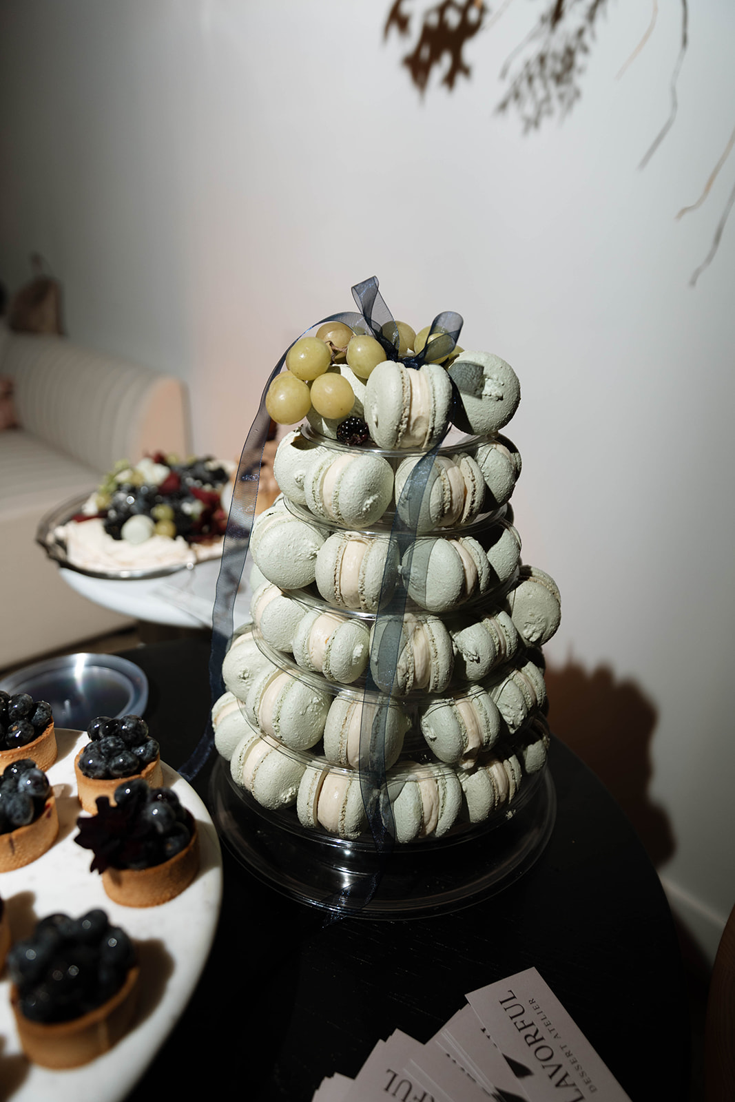 French macaron tower San Diego celebration